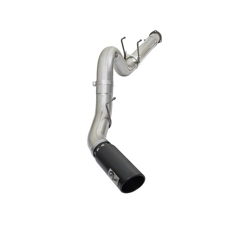 AFE POWER ATLAS 5IN DPF-BACK ALUMINIZED STEEL EXHAUST SYSTEM W/BLACK TIP 49-03090-B